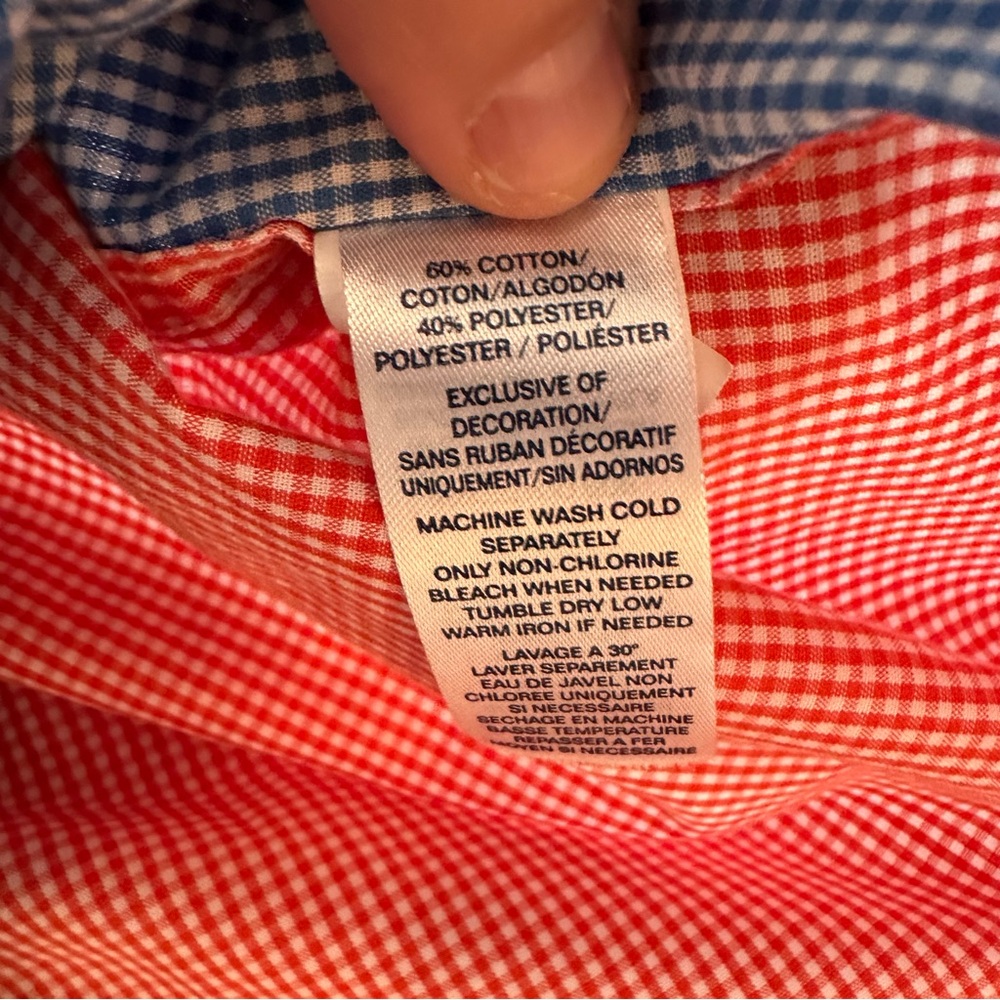 Chaps | Euc - Multi-Pattern Checked Button Down -… - image 4